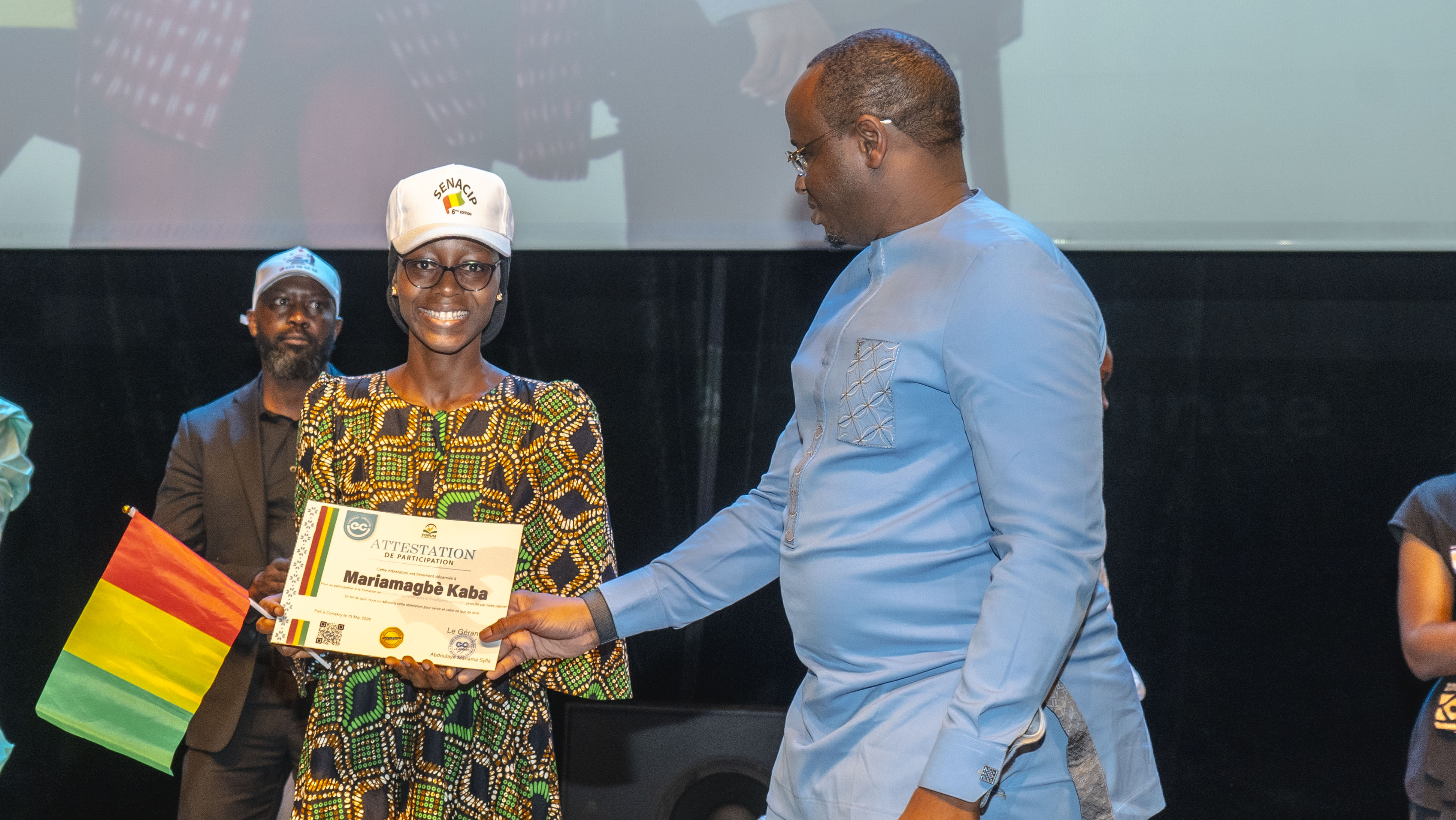 Remise d'attestation par un partenaire officiel, FEG 2026