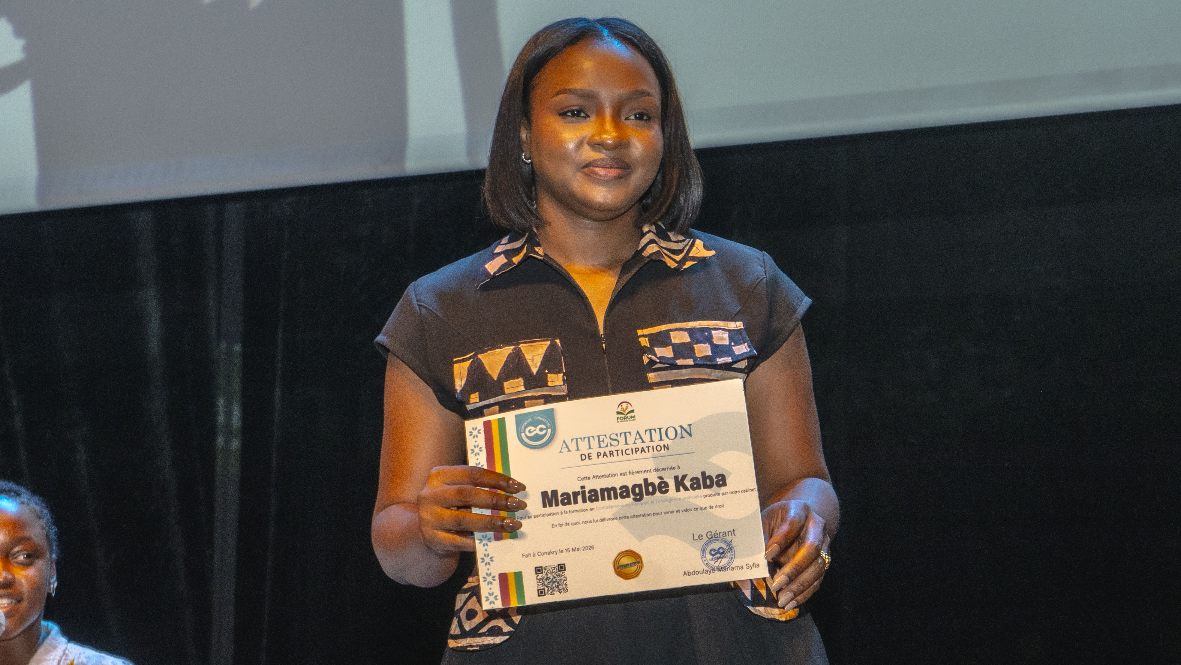 Remise des attestations de participation, FEG 2026